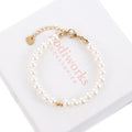 Pearl Charm Bracelet – Gold
