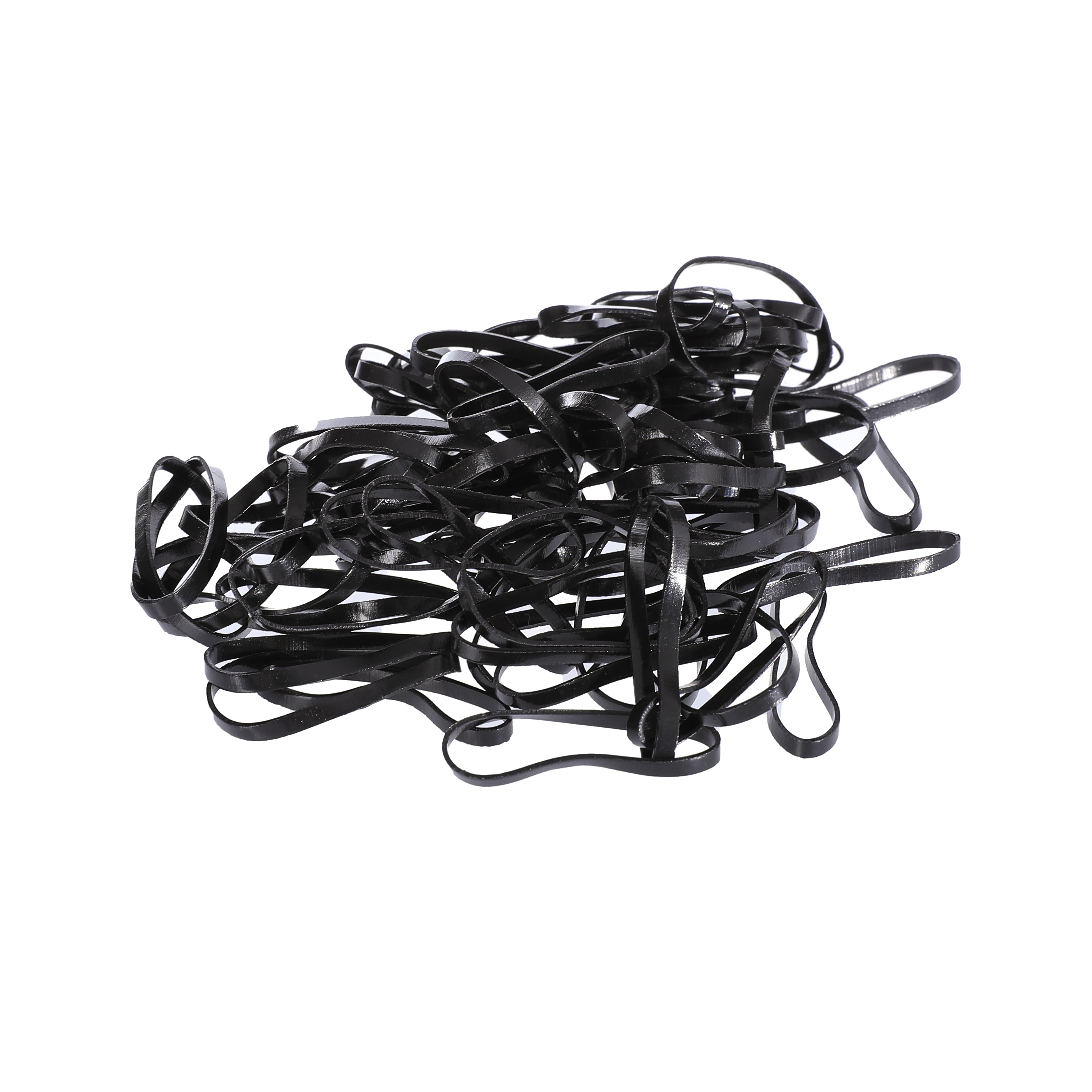 Snag Free Black Rubber Bands