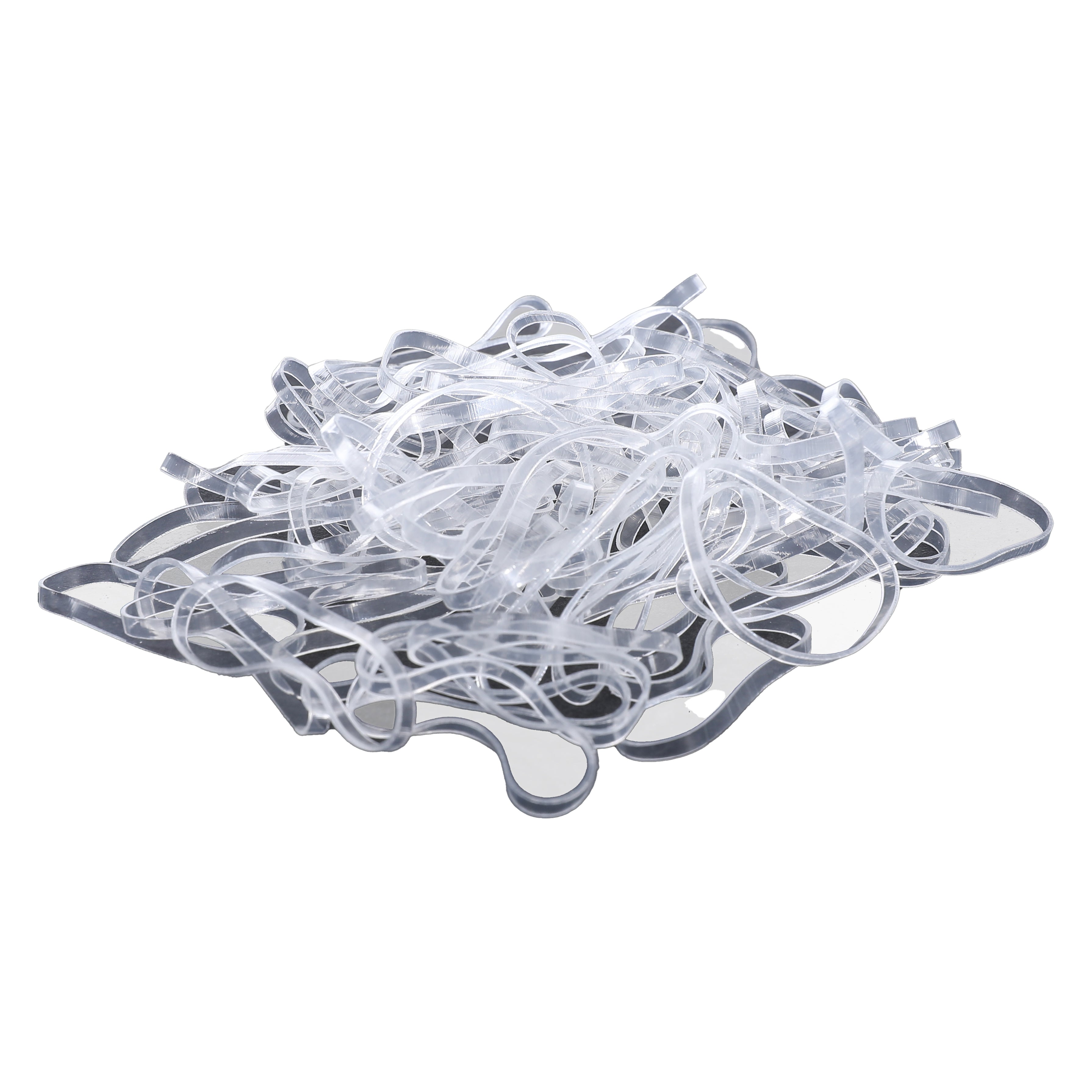 Snag Free Clear Rubber Bands