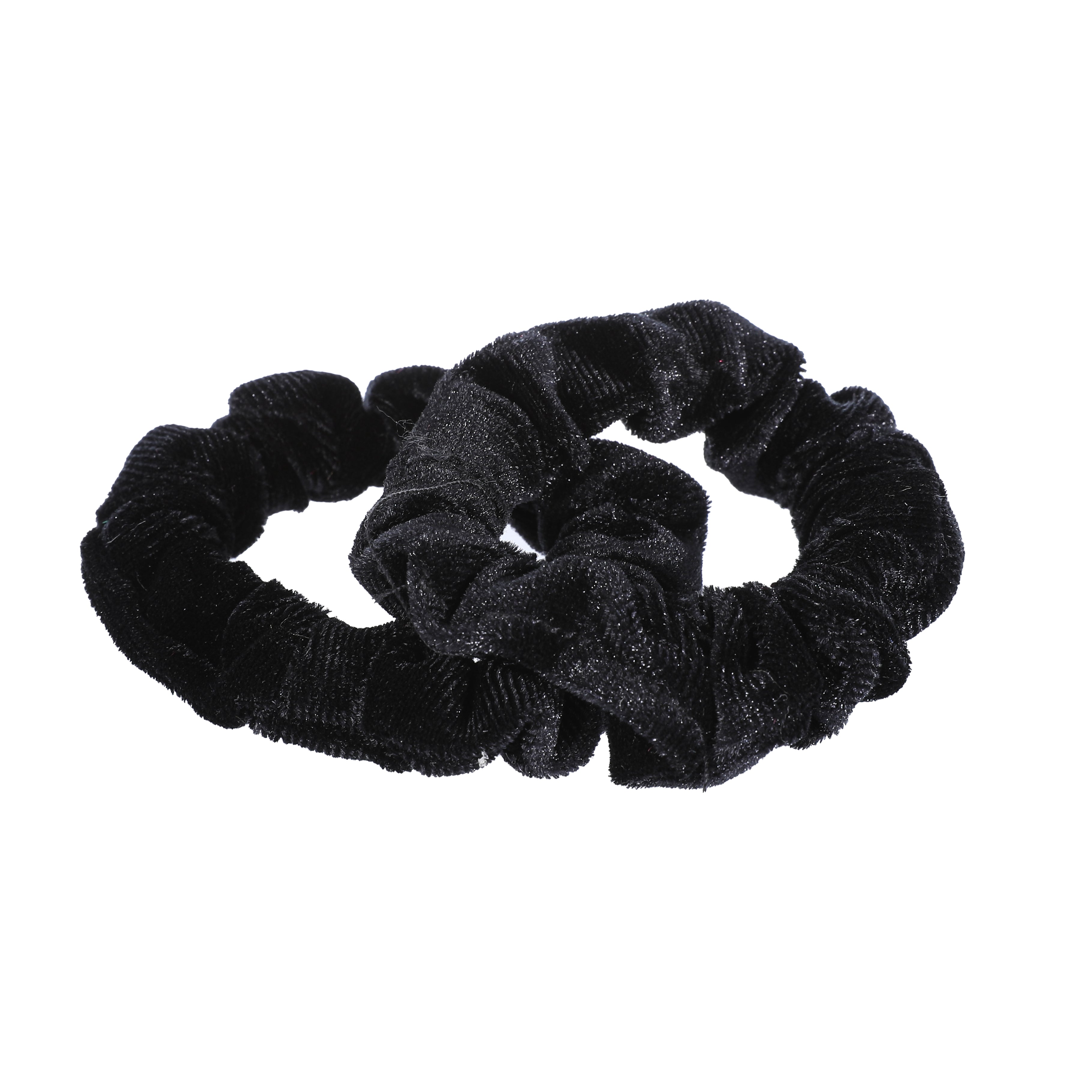 Scrunchie Mini Velvet Assorted x2