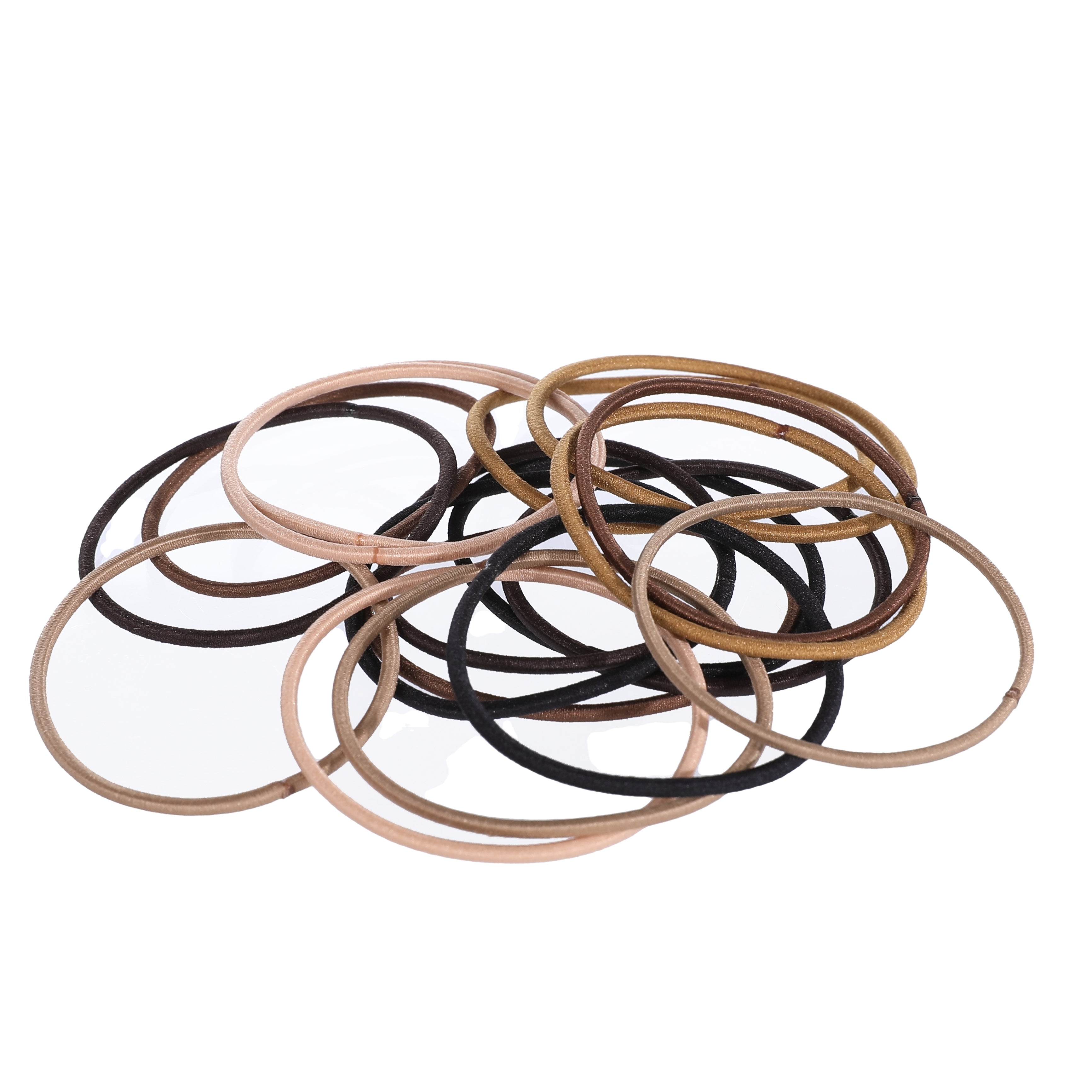 Thin Elastics Choc/Black/Coffee