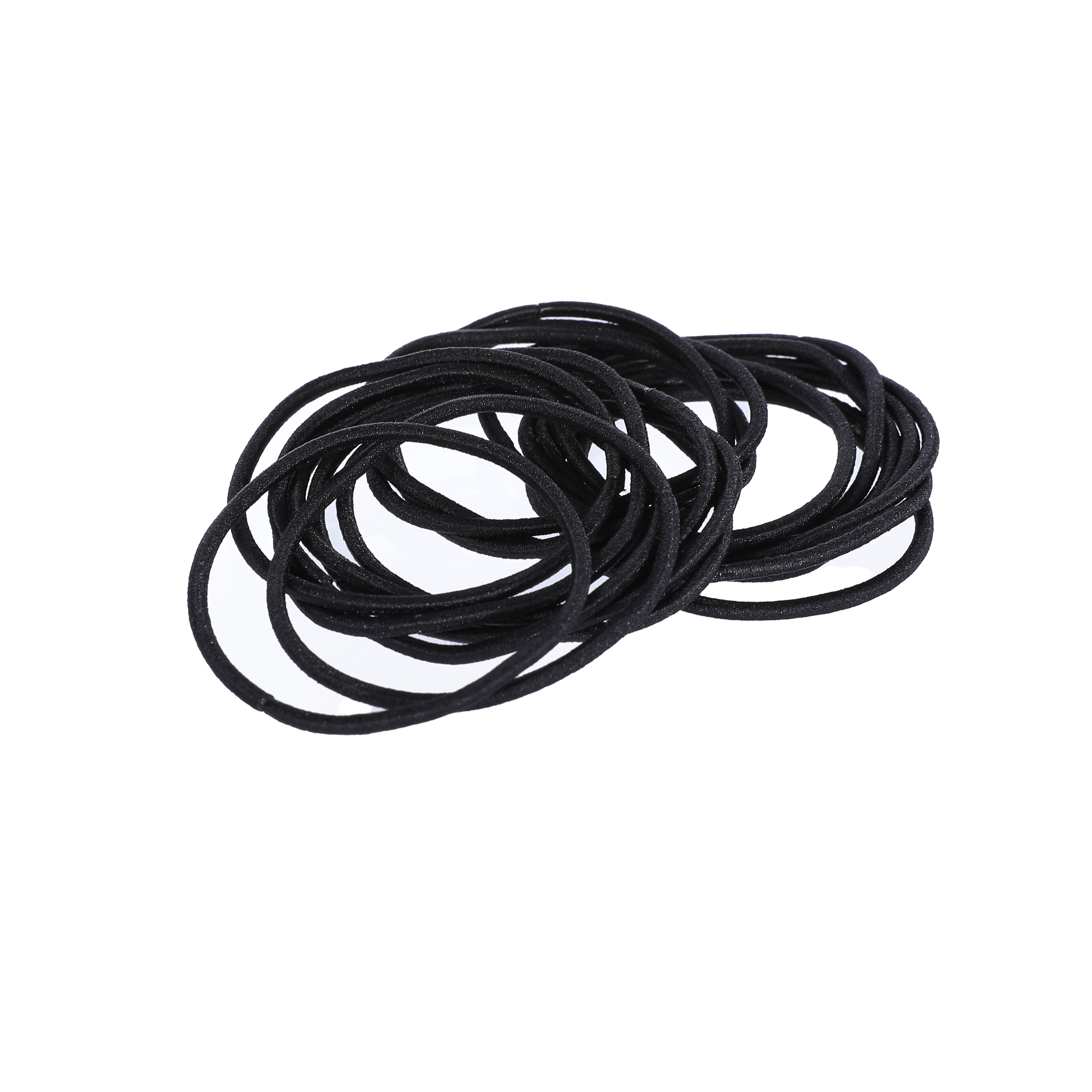 Thin Elastics Black x18