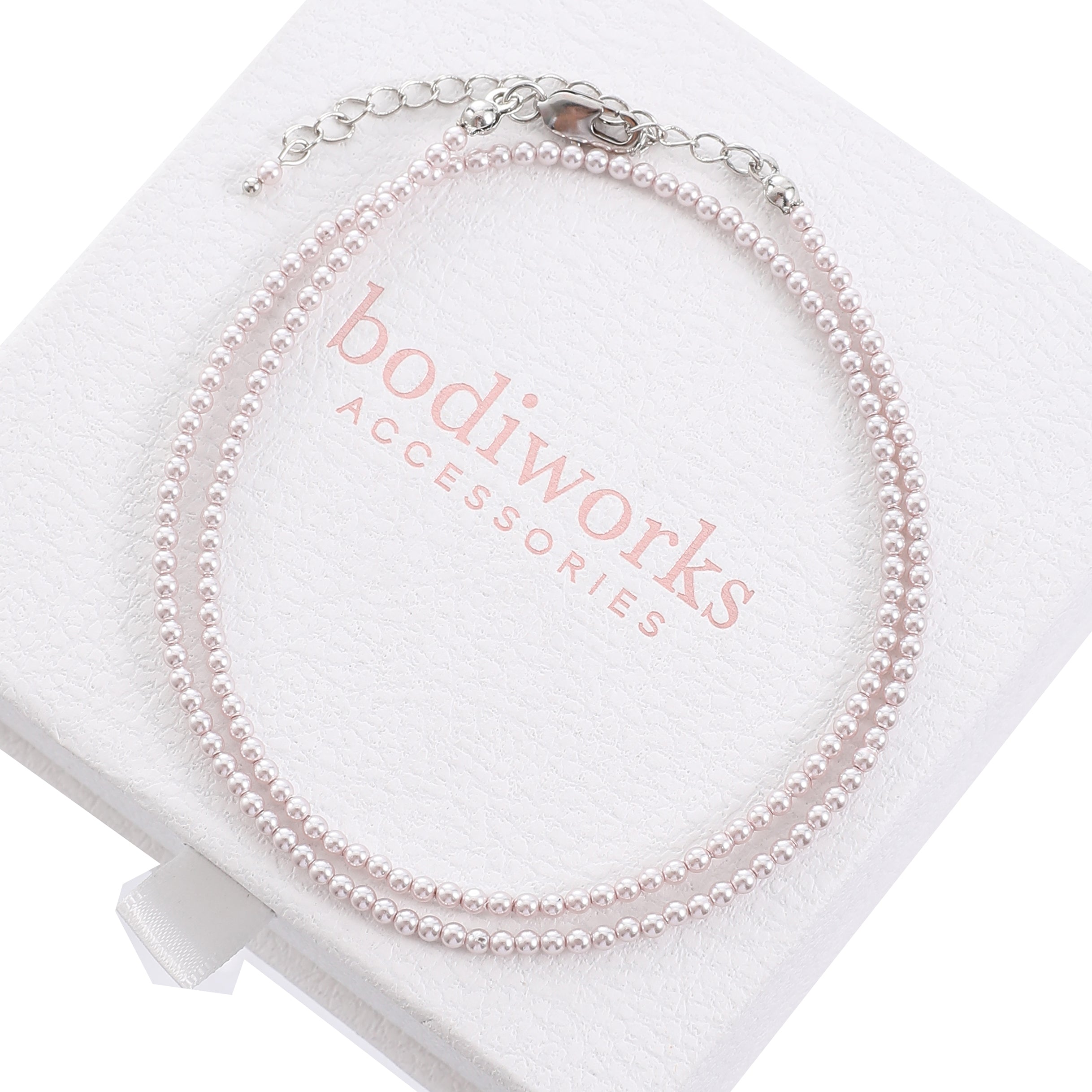 Silver Pearls Necklace