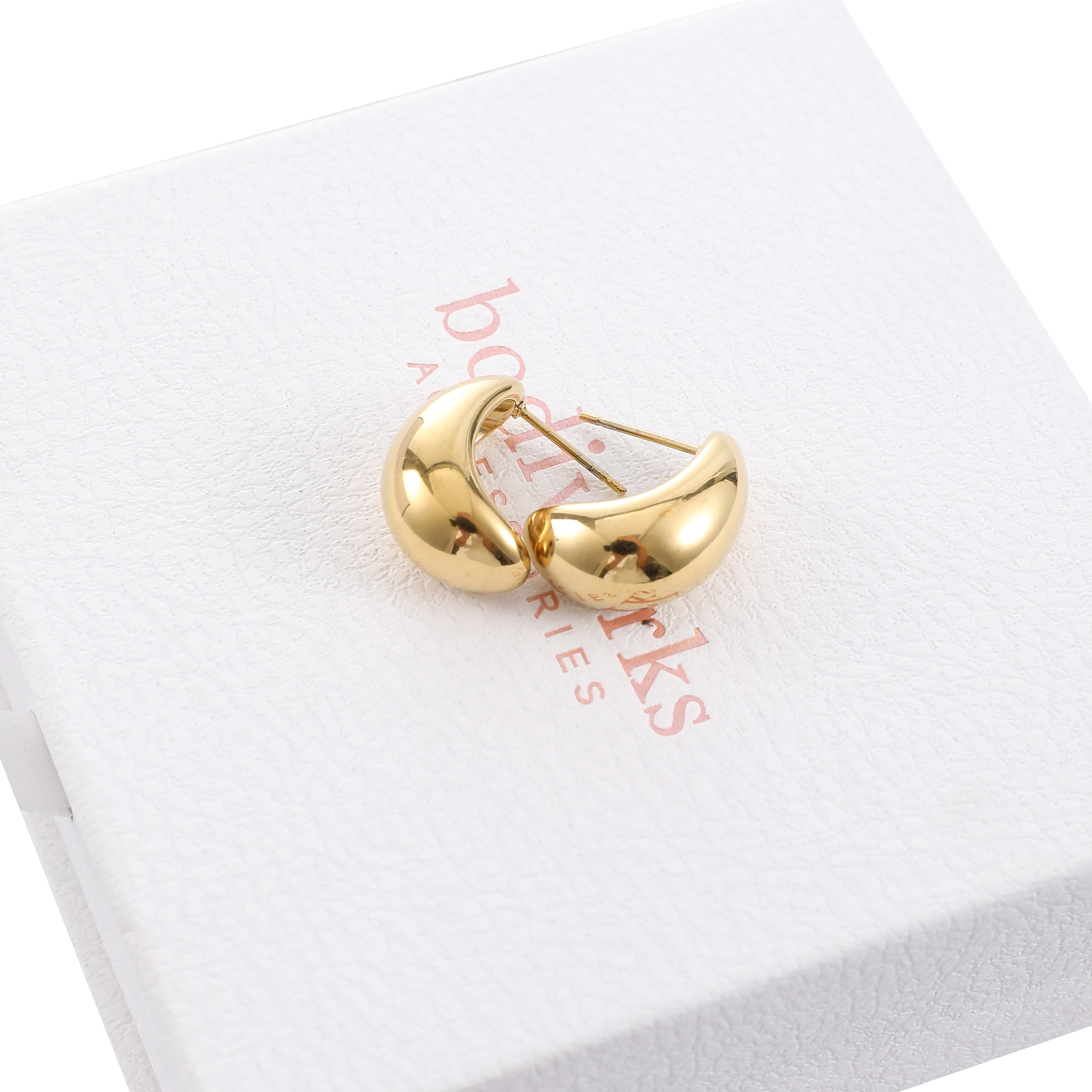 Gold Chunky Hoop Earrings