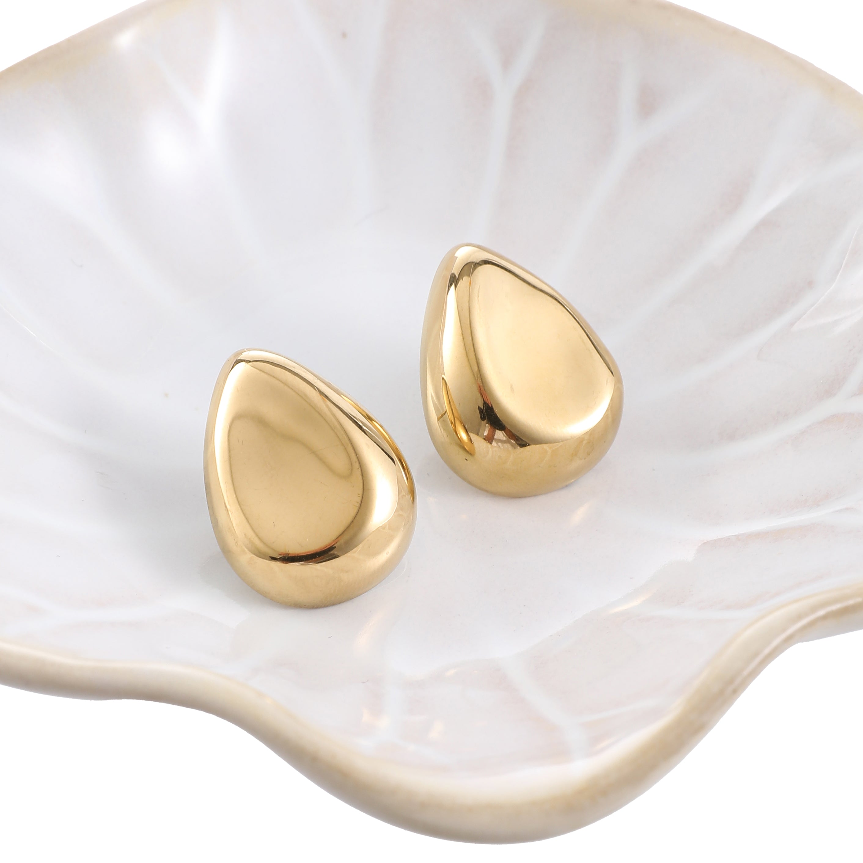 Gold Teardrop Earrings