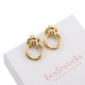 Gold Loop Knot Earrings