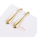 Gold Long Drop Earrings
