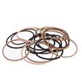 Thin Hair Elastics – Assorted Colours