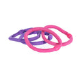 Thick Hair Elastics – Pink & Purple