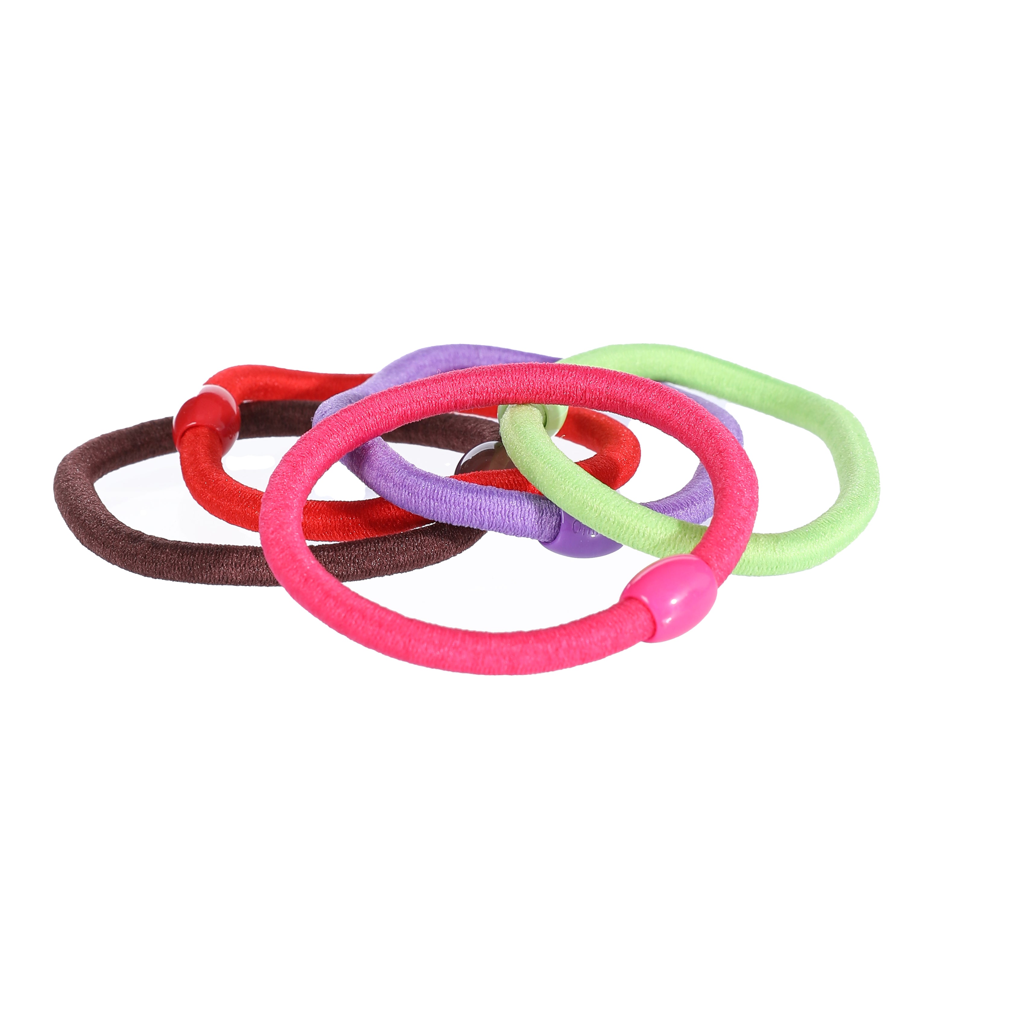 Thick Hair Elastics – Bright Colours