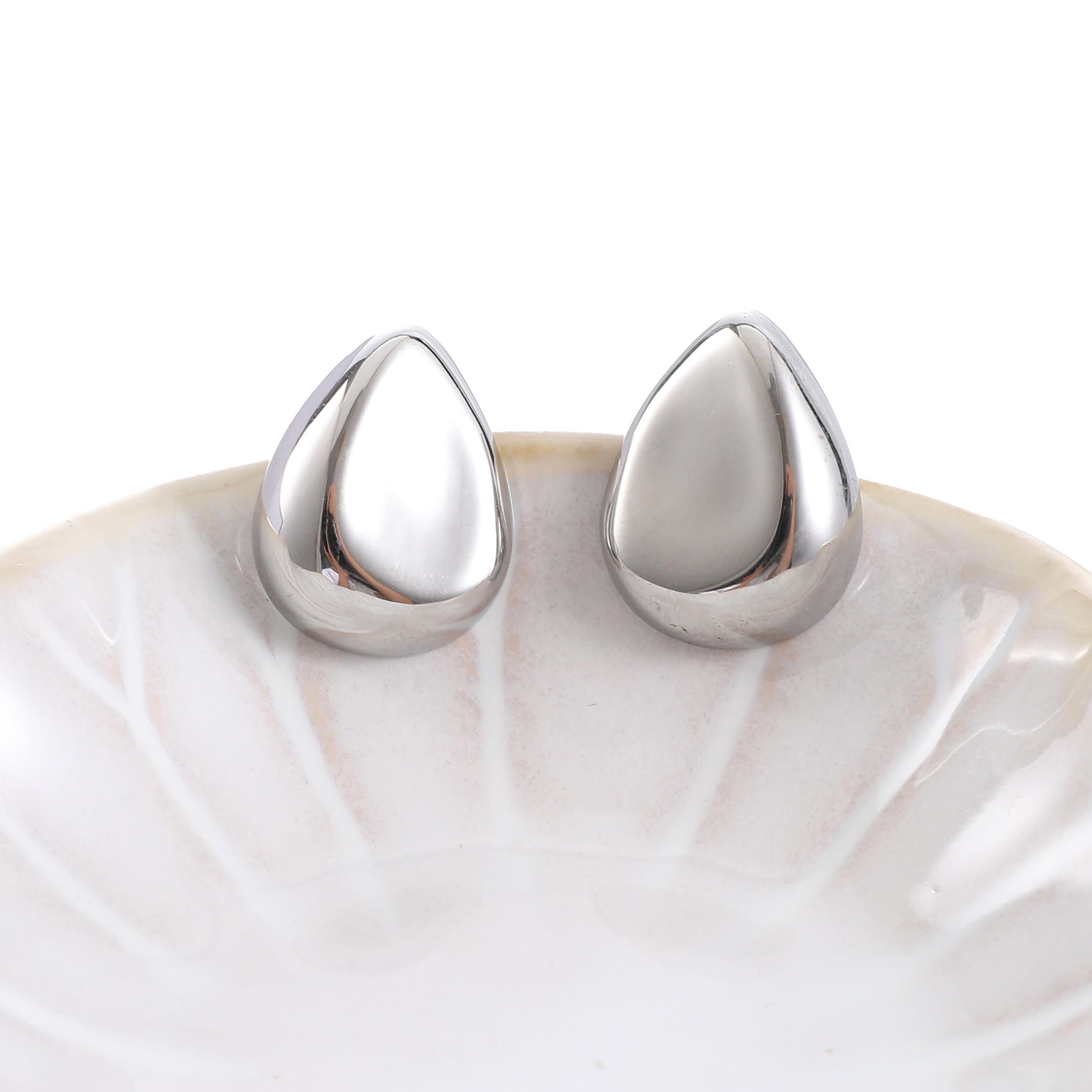 Silver Teardrop Earrings